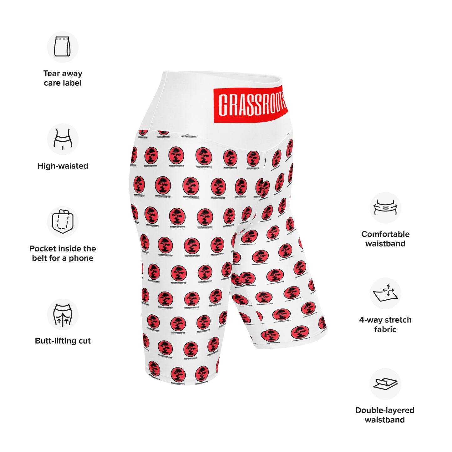 ROOTEd Women's Biker Shorts