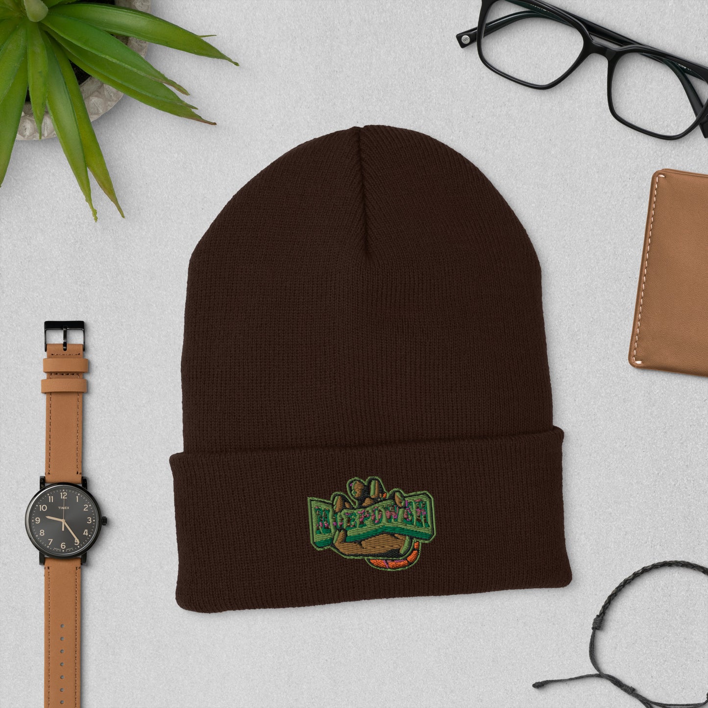 MOE POWR MOE DOLLAZ Cuffed Beanie