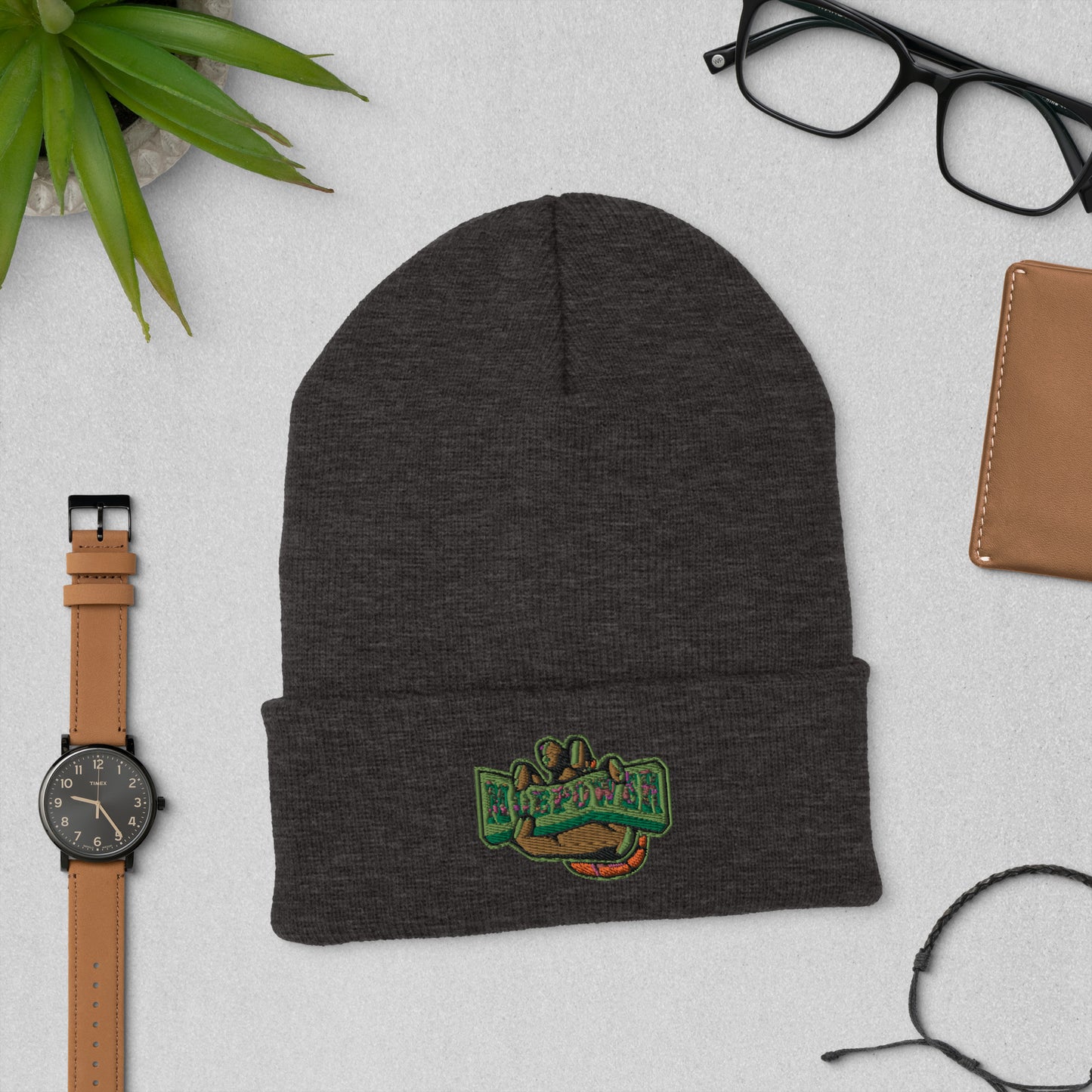 MOE POWR MOE DOLLAZ Cuffed Beanie
