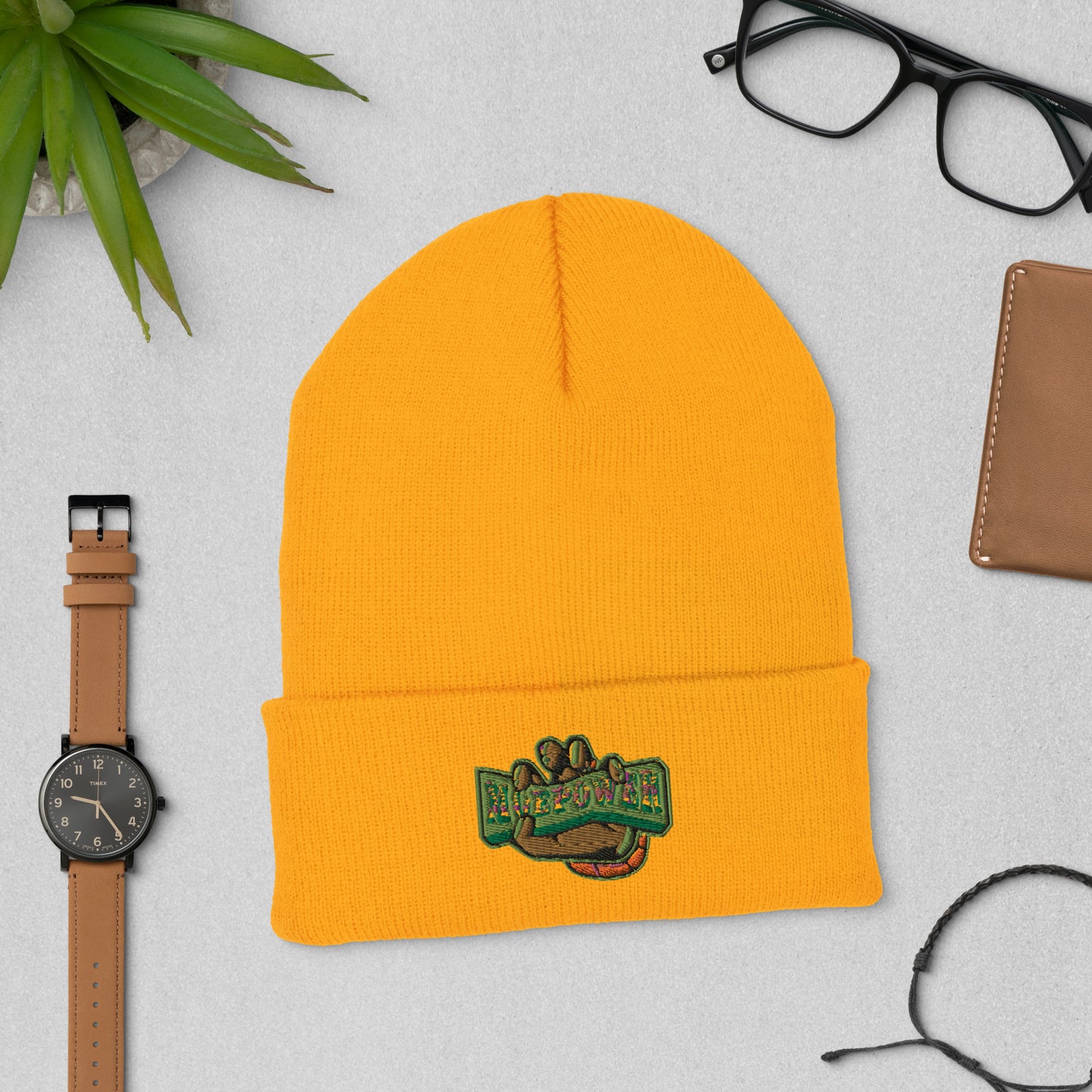 MOE POWR MOE DOLLAZ Cuffed Beanie