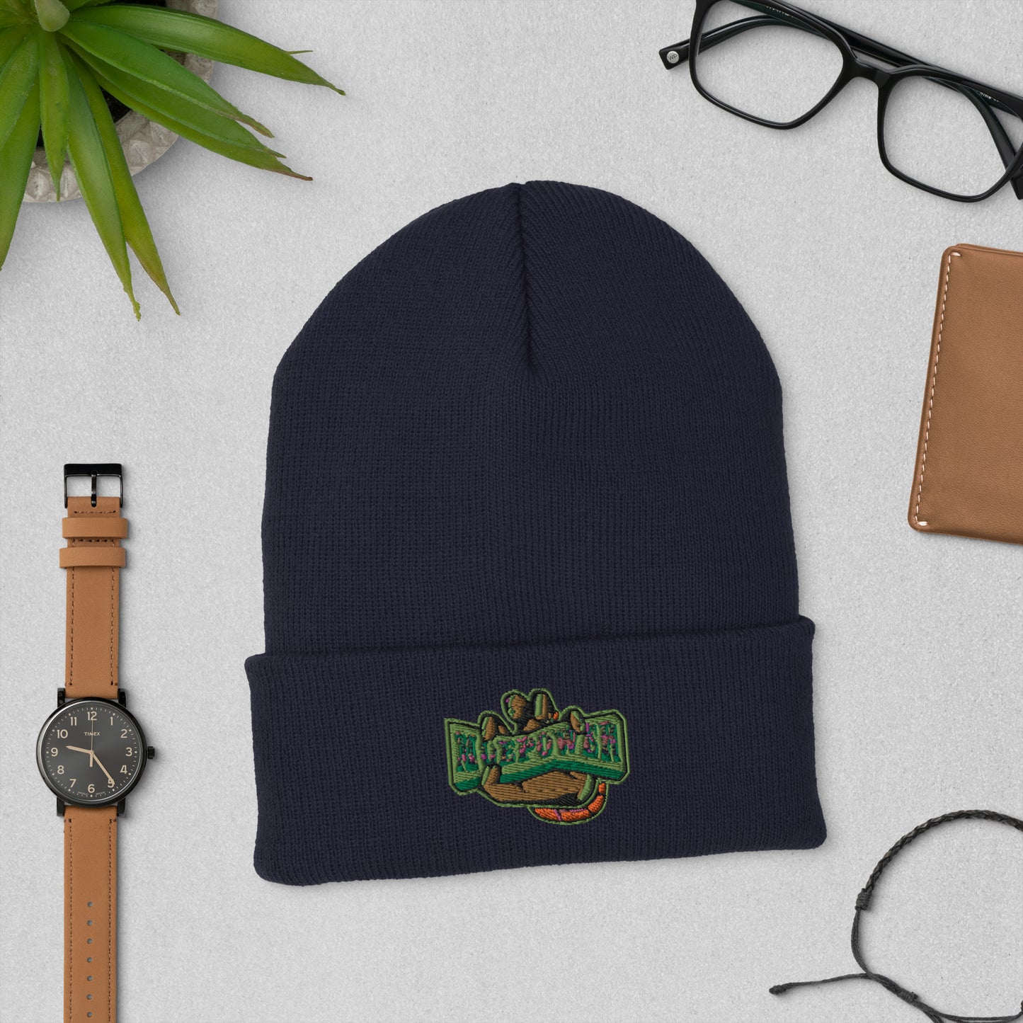 MOE POWR MOE DOLLAZ Cuffed Beanie